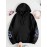 [Floral Moon Hoodie] Soft & Comfortable Plus Size Women's Floral Moon & Hoodie | Casual Long Sleeve Pullover with Pockets, Oversized Daily Wear, Purple & Blue Design