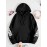 [Plus Size Angel Wings Hoodie] Soft & Comfortable Plus Size Angel Wings Print Hoodie | Long Sleeve Pullover with Pockets, Casual Style for Women, All Season Wear