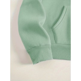 [Floral Print Hoodie] Women's Plus Size Floral Print Hoodie - Cozy Long Sleeve Pullover with Pockets, Soft Casual Wear, Brown with Red Roses and Green Leaves Design, Allseason Hoodie | Stylish Casualwear | Comfortable Fabri