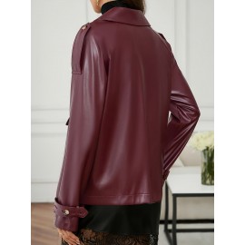 Plus Size Women's Spring and Autumn Fashion Casual Jacket
