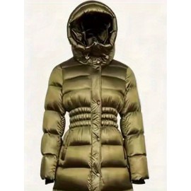 Winter Women's Loose Elegant Warm Coat, Everyday Winter Wear, Winter Outerwear, Classic Winter Style, Elegant Outerwear, Warm Fabric, Durable Material, Long Coat, Outer Jacket, Stylish Women, Casual Outfit