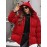 Women's Winter Hooded Jacket - Non-Stretch Outer Coat, Full-Length Zipper Front Closure, Machine Washable Cold Weather Outerwear for Everyday & Formal Events - Women's Outerwear, Ladies Winter Coats, Sleek Fabric Design, Classic Coat, Durable Material, Professional Women