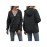 Women's Water-Resistant Hooded Jacket - Solid Color, Zip-Up with Drawstring Detail, Casual Polyester Coat for Spring/Fall, Machine Washable - Sizes L to XXL
