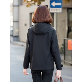 3-in-1 Winter Jacket - Detachable Hood, Casual Fit, Color Block Design with Zip Pockets for Men & Women