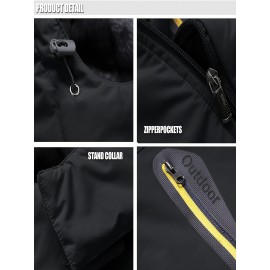 Women's Plus Size Ski Jacket Winter Outdoor Windproof Waterproof Soft Shell Jacket Detachable Snow Cap 5 Pocket Warm Fleece Lining Thickened Thermal Coat Outdoor Sports Ski Snowboard Hiking Camping Mountaineering Large Size Jacket