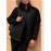 Plus Size Women's Thick Winter Cardigan Jacket - Zippered Collar Coat with Full-Zip Front, Stand Collar & Long Sleeves, Machine Washable Outerwear for Fall/Winter, Brown Trench Coat (Casual & Professional) - No Bulk Under Jacket